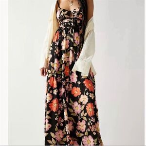 NWT Free People | Wisteria Floral Sleeveless Maxi Dress | S